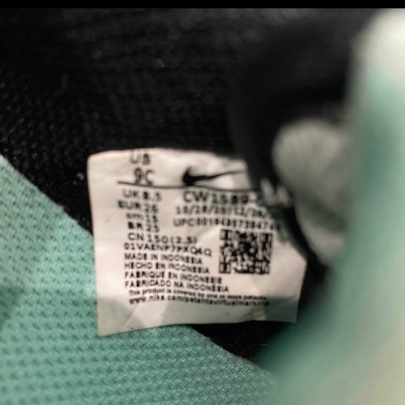 used NIKE DUNK LOW TD TIFFANY size 9c - Picture 6 of 10